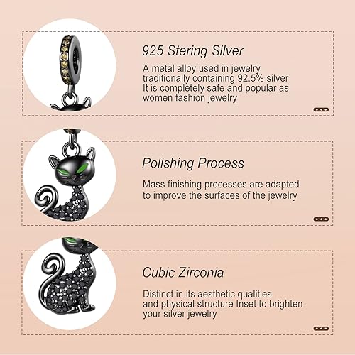 Miniatura 4 de Annmors Silver Charms for Bracelets 925 Sterling Dragonfly Family Heart Love Dangle for Women Bracelet & Necklace Pendant