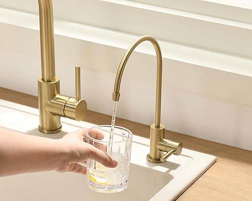 Miniatura 29 de Havin Grifo de fregadero de barra, grifo de filtro de agua RO, grifo de agua potable se adapta a la mayoría de sistemas de filtración de agua, grifo