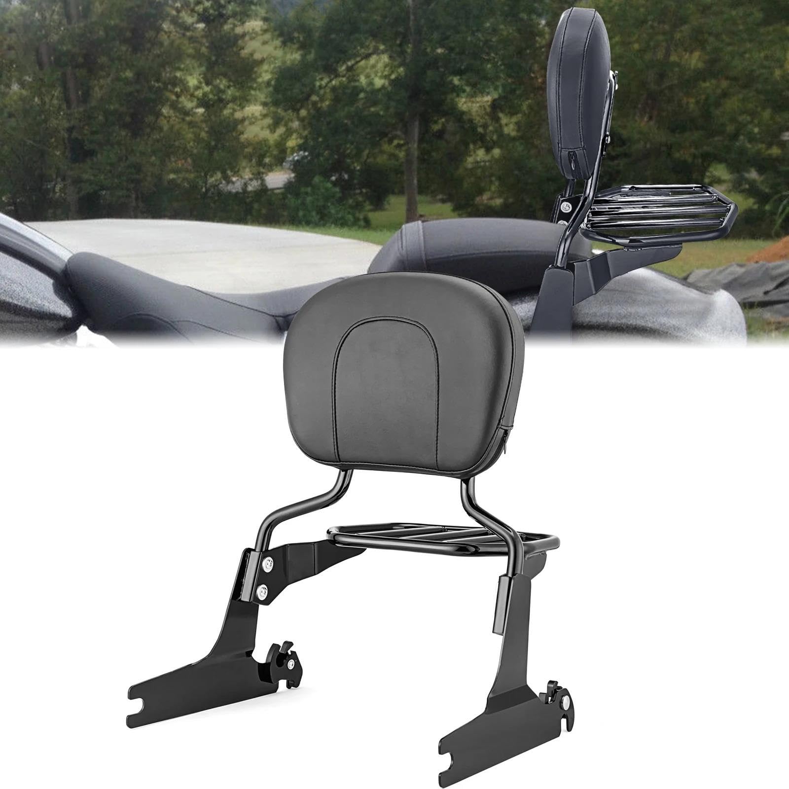 Barra Schienale Passeggero da 18,75" per Motocicletta + Portapacchi per H&Arley Breakout FXSB E FXSBSE 2013 2014 2015 2016 2017 Decorazione