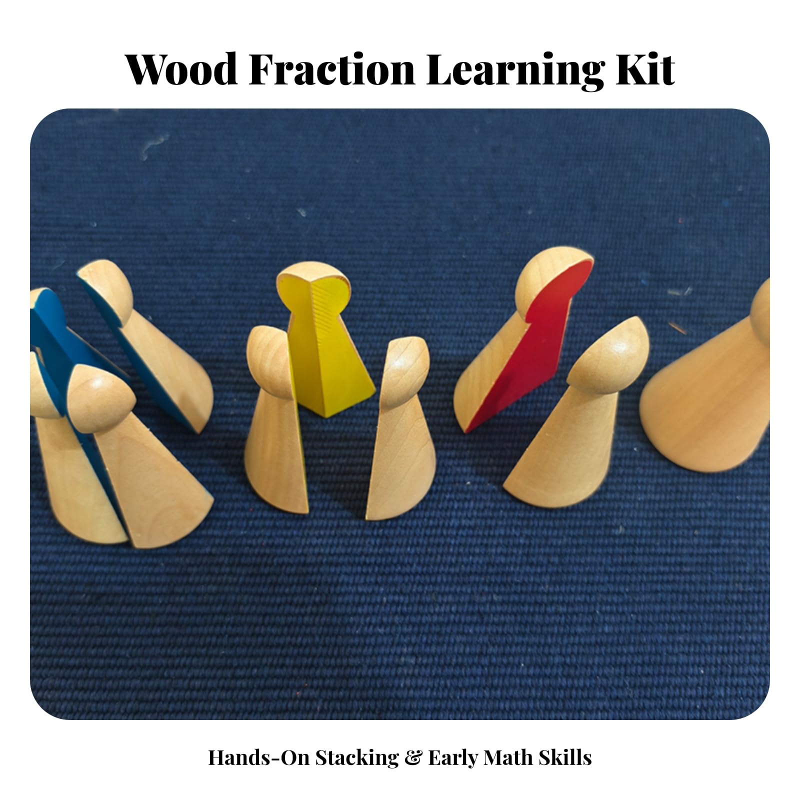 Gioco Aritmetico con Figure Frazionarie Design Resistente e Adatto Ai Bambini, ssidio Didattico Frazioni, Robusto, Aula Scolastica, Genitori, Insegnanti