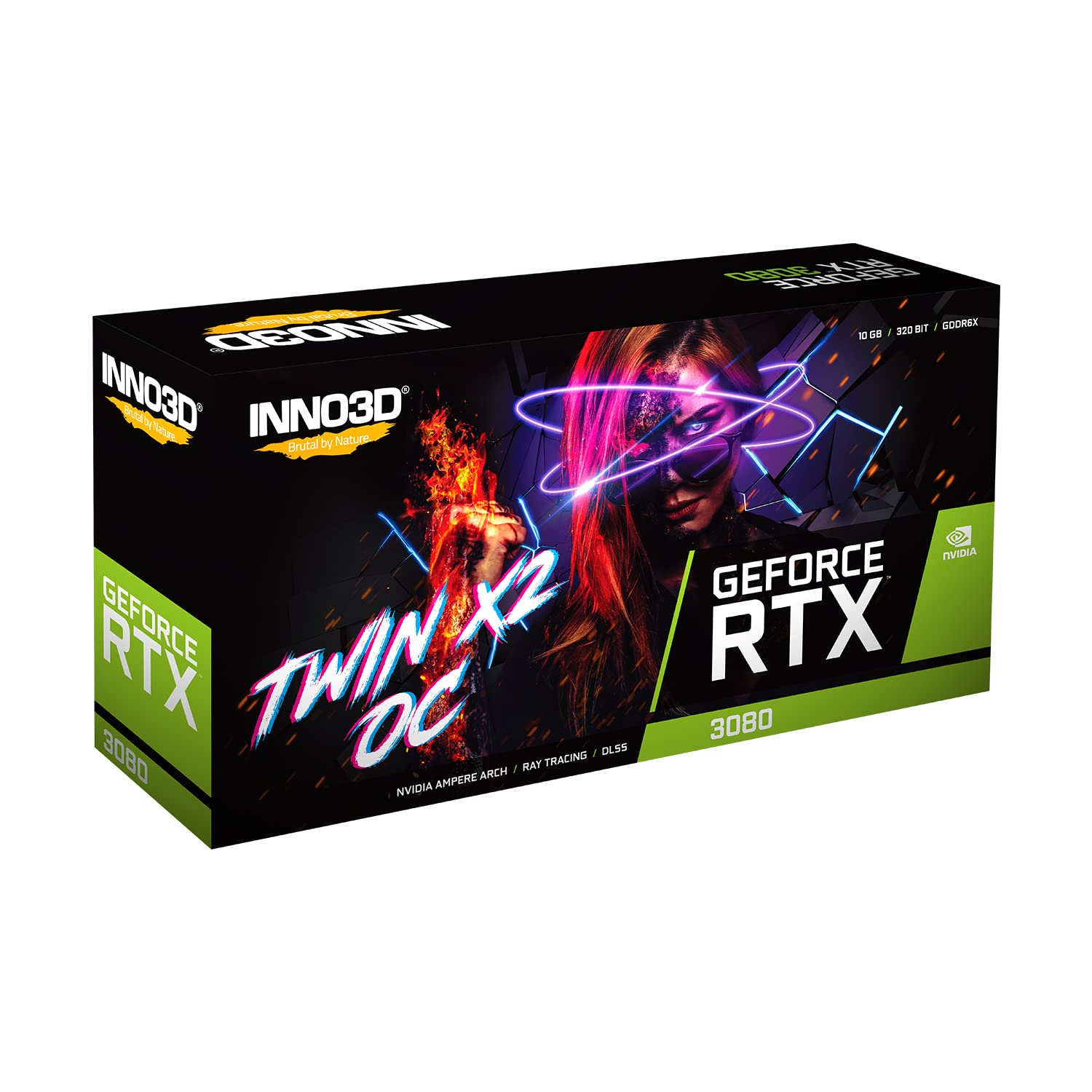 PCパーツ INNO3D GEFORCE RTX 3080 TWIN X2 OC LHR INNO3D GEFORCE RTX™ 3080 TWIN X2 OC LHR | INNO3D - GRAPHICS