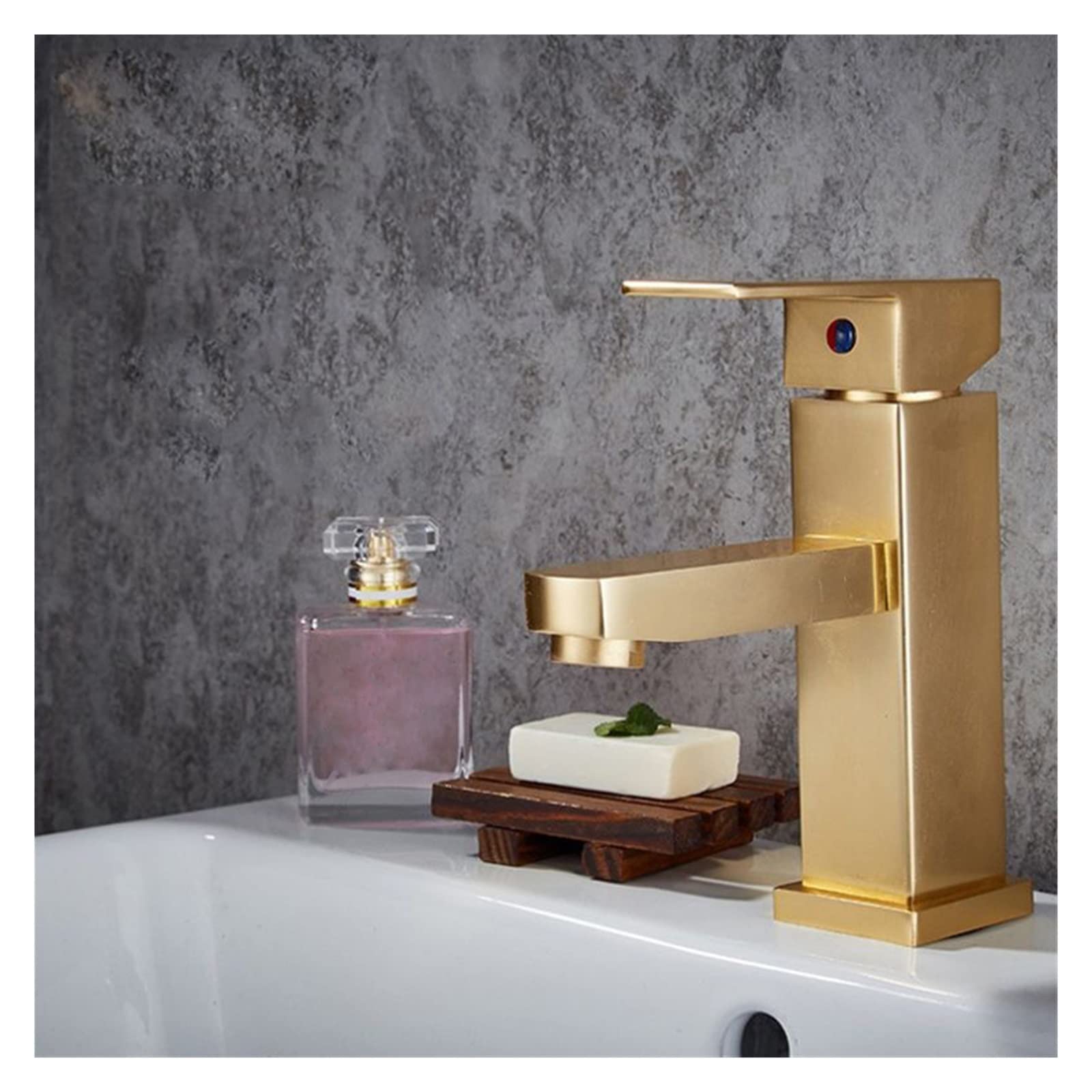 Robinet de lavabo de salle de bain luxe en aluminium pour une vasque moderne et raffinée