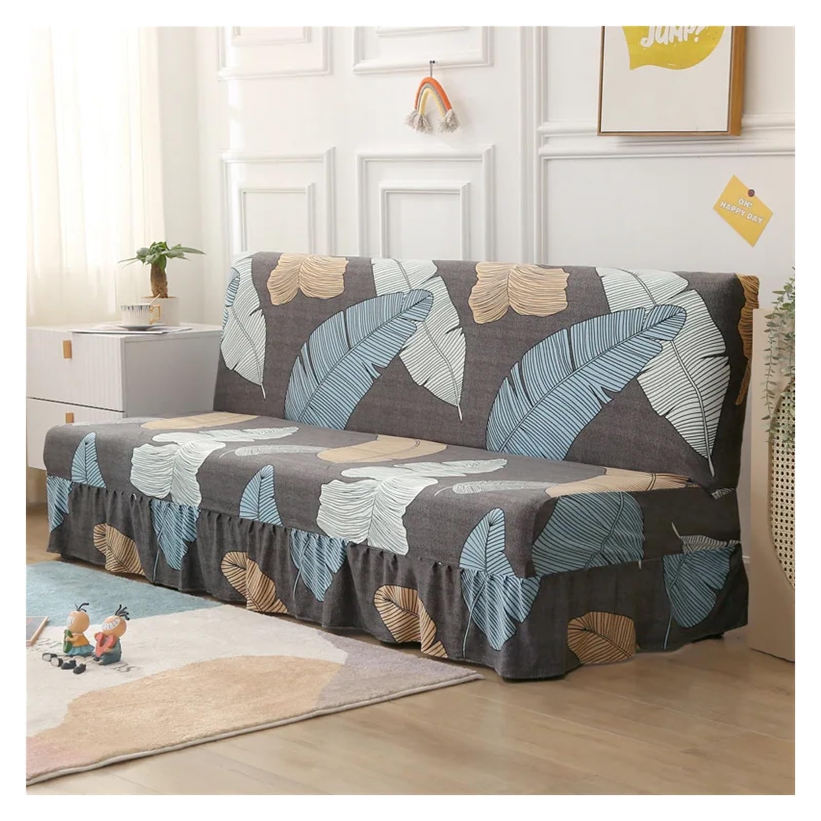 Housse de canapé pliable tout compris pour sublimer votre salon familial