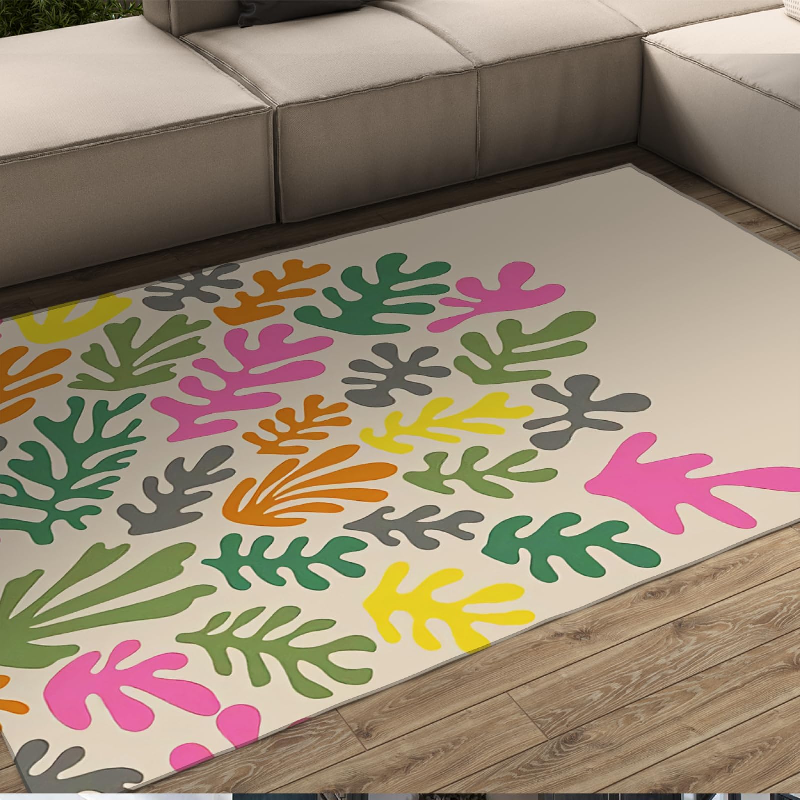 Tapis entrée bienvenu Matisse antidérapant et lavable pour sols toujours propres