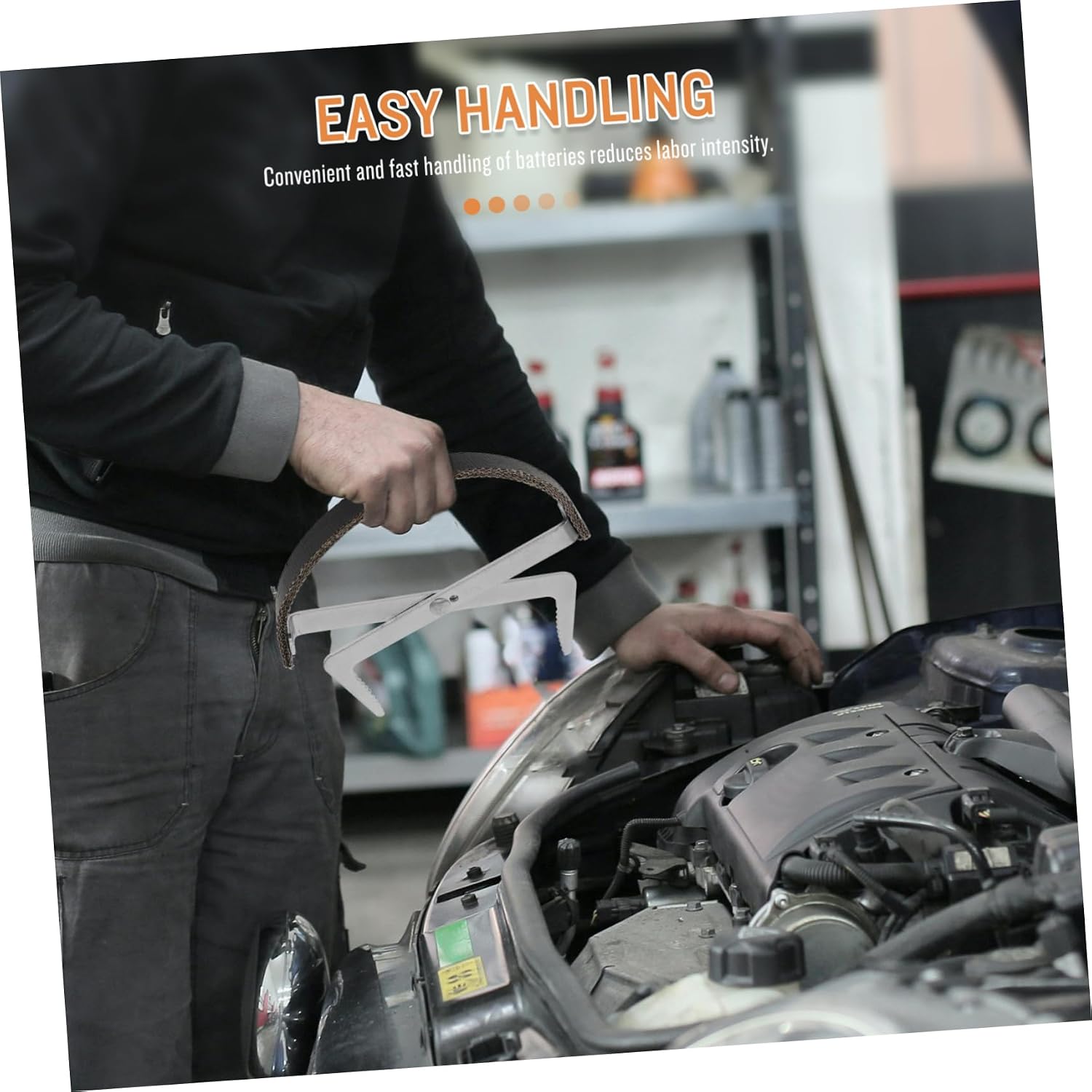 Luxshiny Battery Carrying Handle Tool for Easy Lifting and Transport of Car Batteries Heavy Duty Design Durable and Construction
