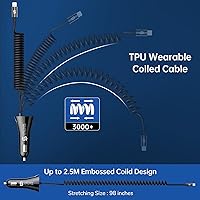 Vista 6 de [Certificado Apple MFi] Syncwire Cargador de coche iPhone 4.8A/24W Cargador rápido de teléfono para coche, encendedor de cigarrillos, adaptador USB