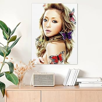 浜崎あゆみ　アートパネル　スタンプラリー　キャンバスアート 浜崎あゆみ アートパネル スタンプラリー キャンバスアート