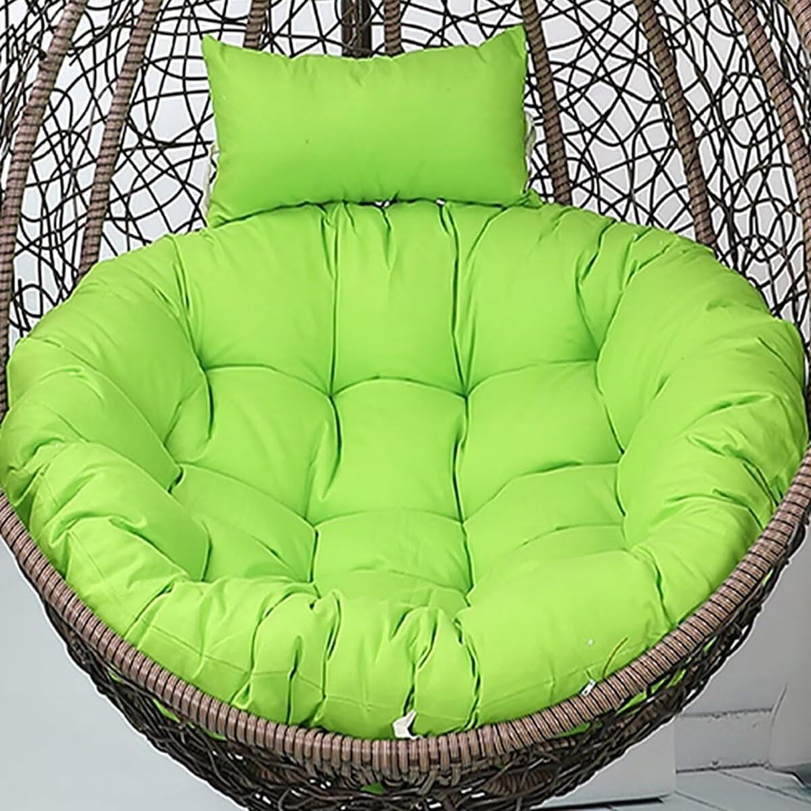 ATLION Hanging Chair Cushion Replacement, Cushions for Hanging Egg Chair, Washable Swing Chair Cushion, Thicken Patio Hanging Egg Chair Pad, Garden Hanging Basket Chair Seat(A,41in)