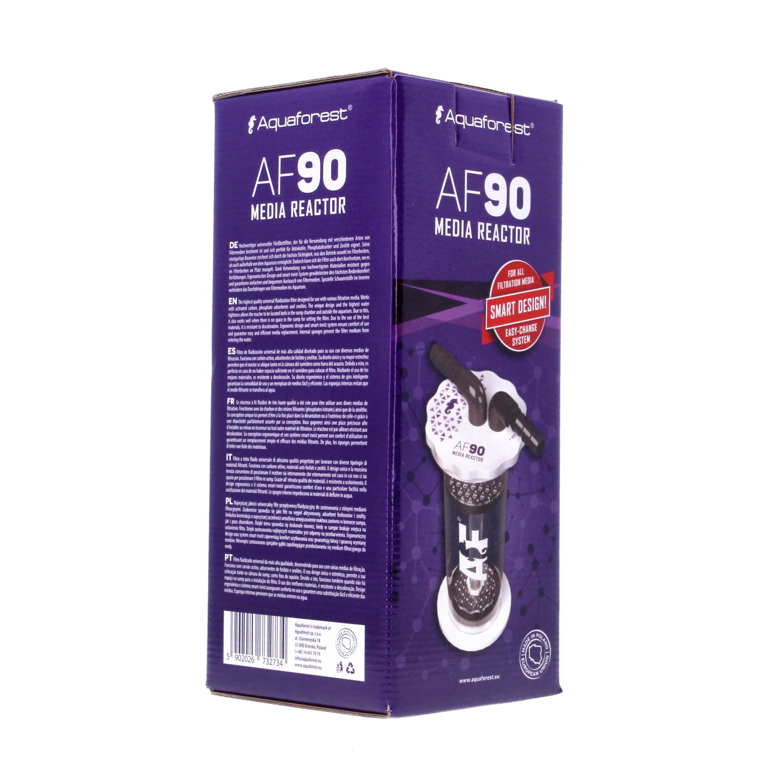 Aquaforest - AF 90 Filtro Letto Fluido per acquari marini e di barriera