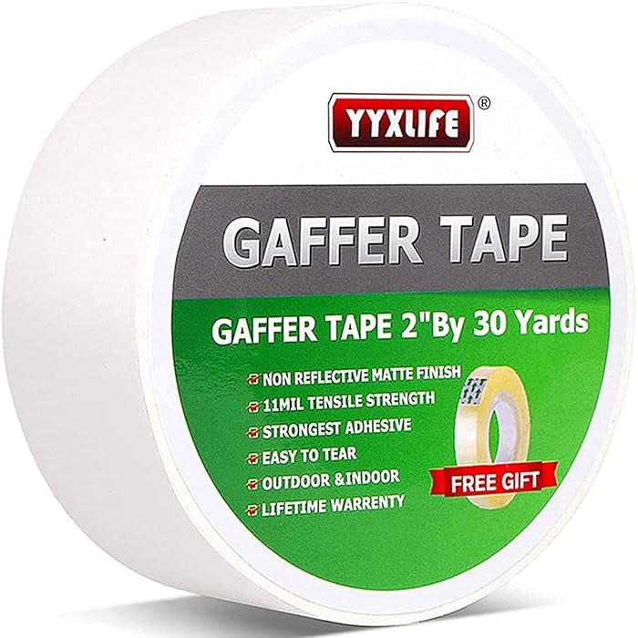 Buy Premium Grade Gaffers Tape, 2 Inch X 30 Yards, White Heavy Duty Non