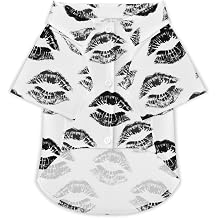 Trendy Kiss Print Pet Sun Protection Shirt