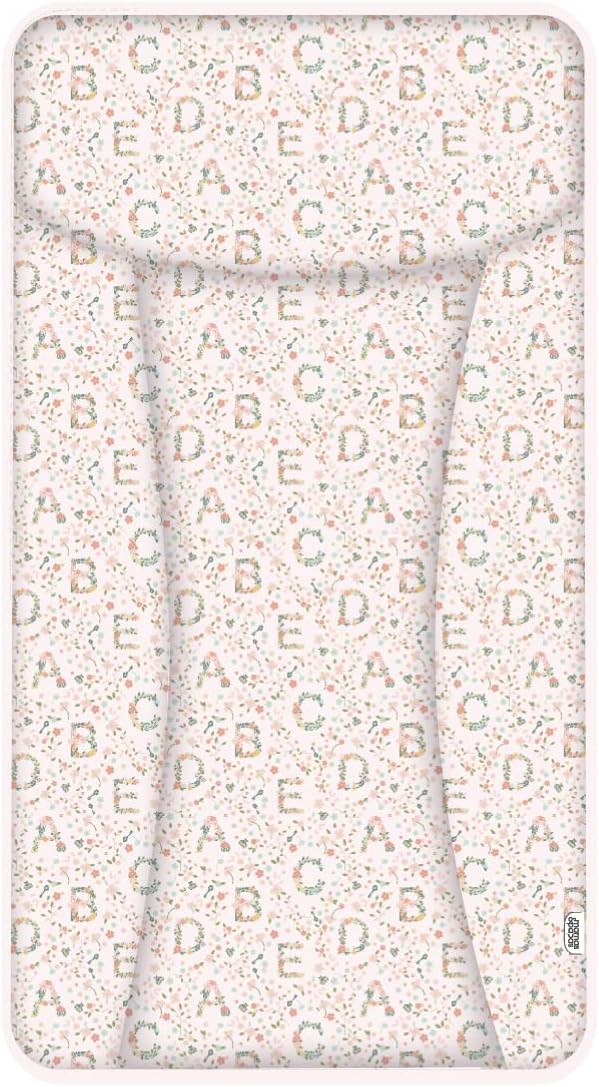 Mamas and Papas Essentials Baby Changing Mat, Easy Clean PVC Coated Design, Curious Alphabet