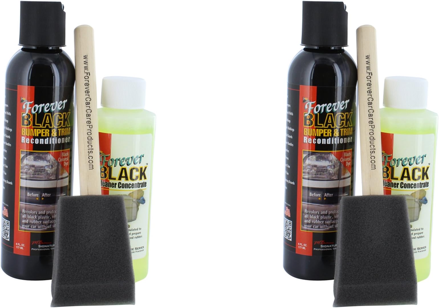 Forever Black Bumper & Trim Dye Kit (2 Pack)