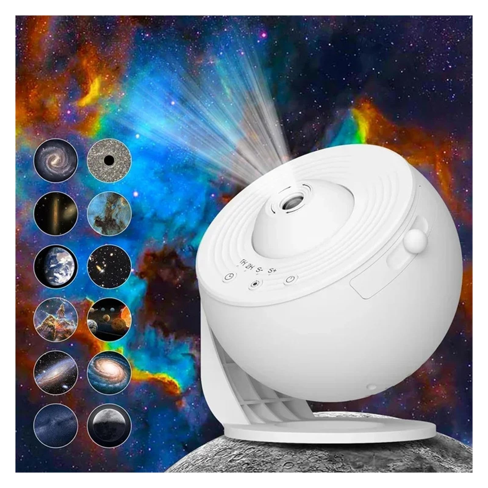 Projecteur D'étoiles 13 En 1, Veilleuse LED Galaxy Avec Minuterie