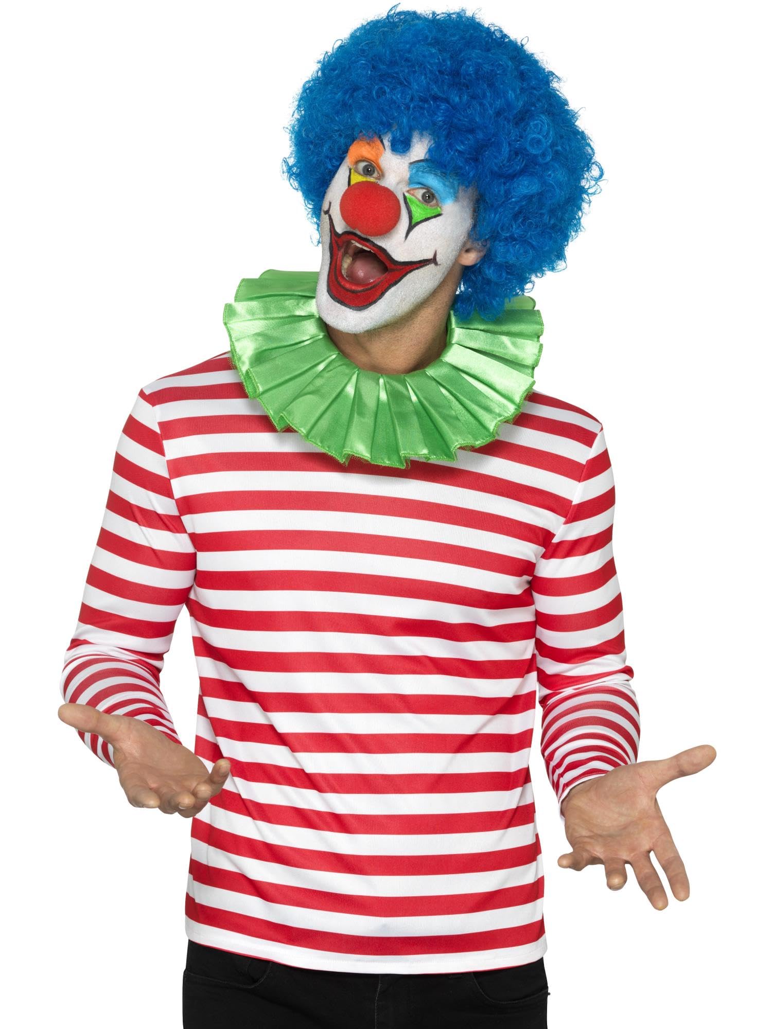 Stripy T-Shirt Red With Long Sleeve (M)