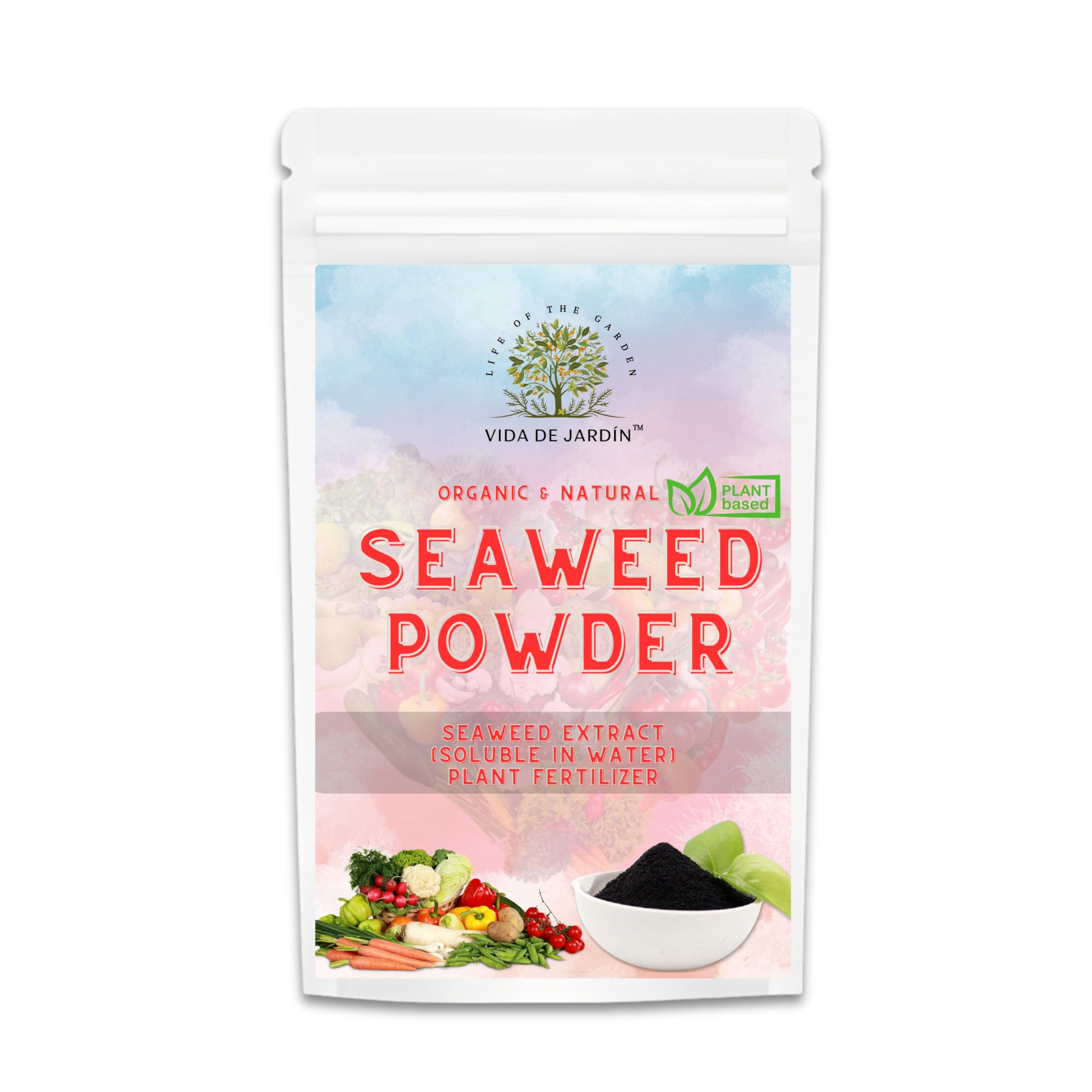 Vida de Jardin Organic and Natural Seaweed Powder, Plant Fertilizer, Soluble in Water | 100 Grams (B0DHQGTQZQ) Amazon Price History, Amazon Price Tracker