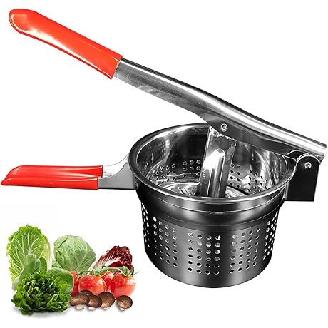 Stainless Steel Non-Slip Vegetable Squeezer (40oz)