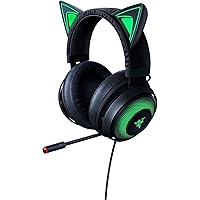 Razer Kraken Kitty - Cuffie USB con Orecchie da Gatto Razer e Chroma Illuminazione