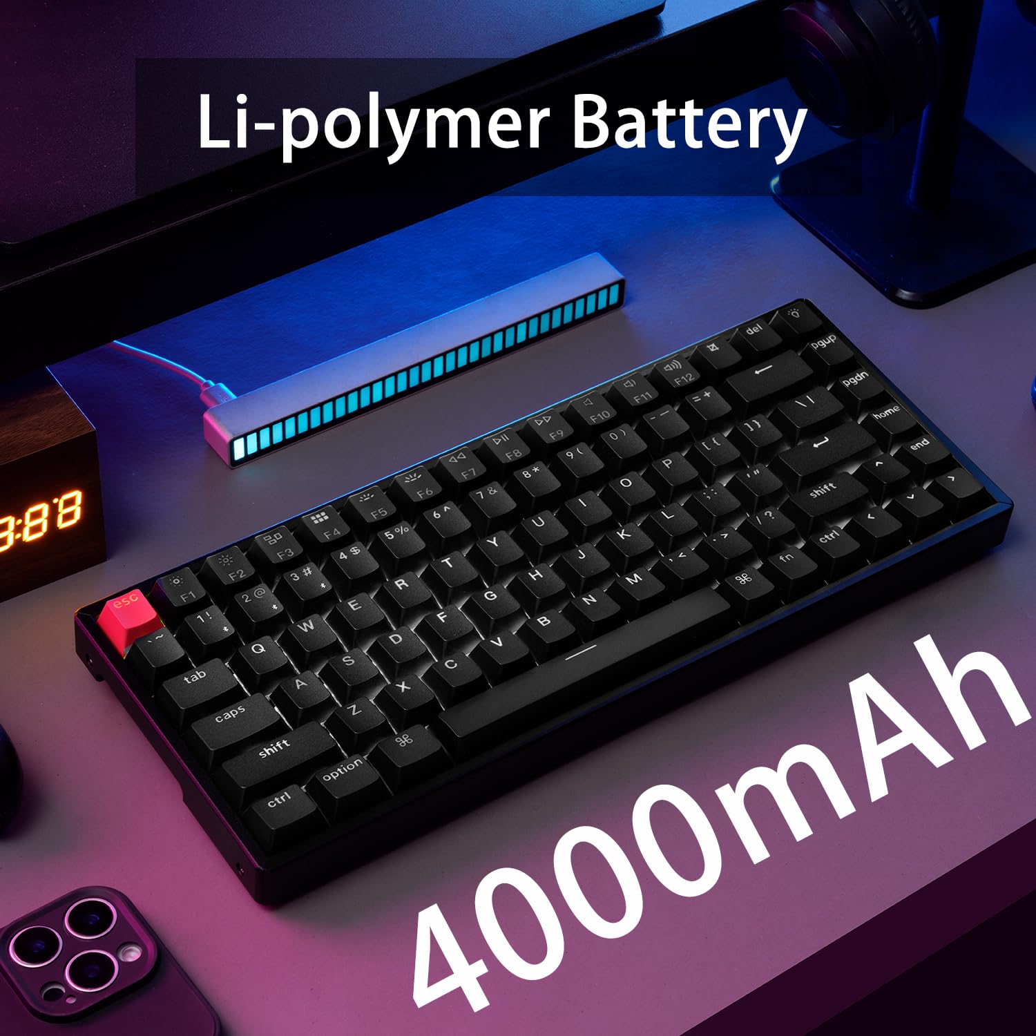 真*優様 極美品　Keychron K2 Version 3 QMK Amazon.com: Keychron K2 QMK Wireless Mechanical Gaming Keyboard