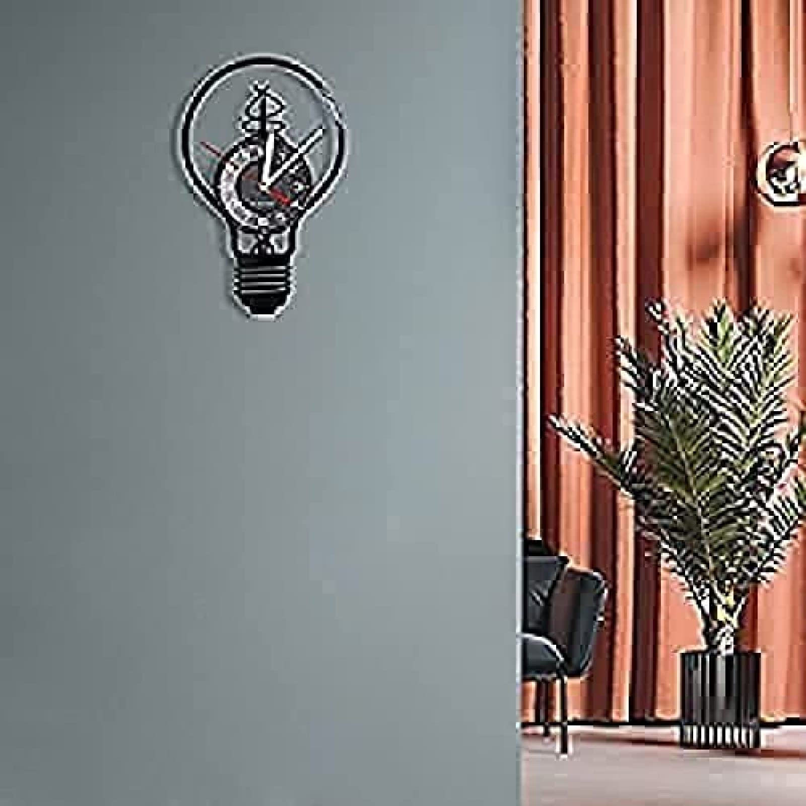 Horloge de chambre silencieuse pour une ambiance zen aux chiffres arabes