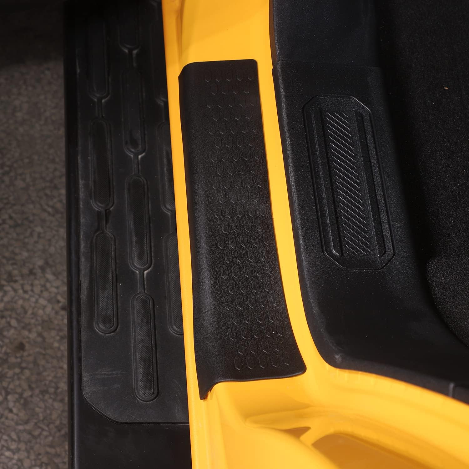 RAZPOY Door Sill Protector for Bronco Accessories, Car Door Protector Entry Guard Threshold Scratch Protection for 2021-2024 Ford Bronco 4 Door