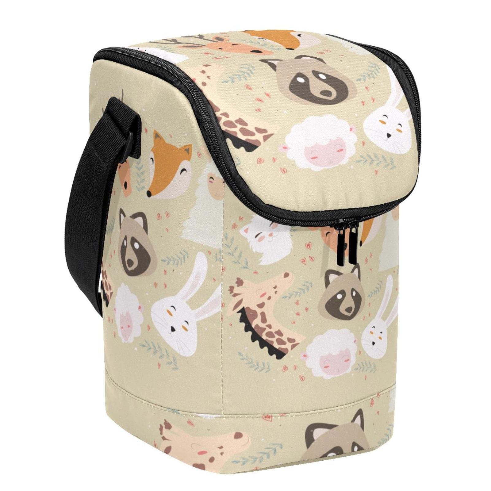Lonchera para el trabajo de diseño de caras de animales para hombres y mujeres modelo linda-01