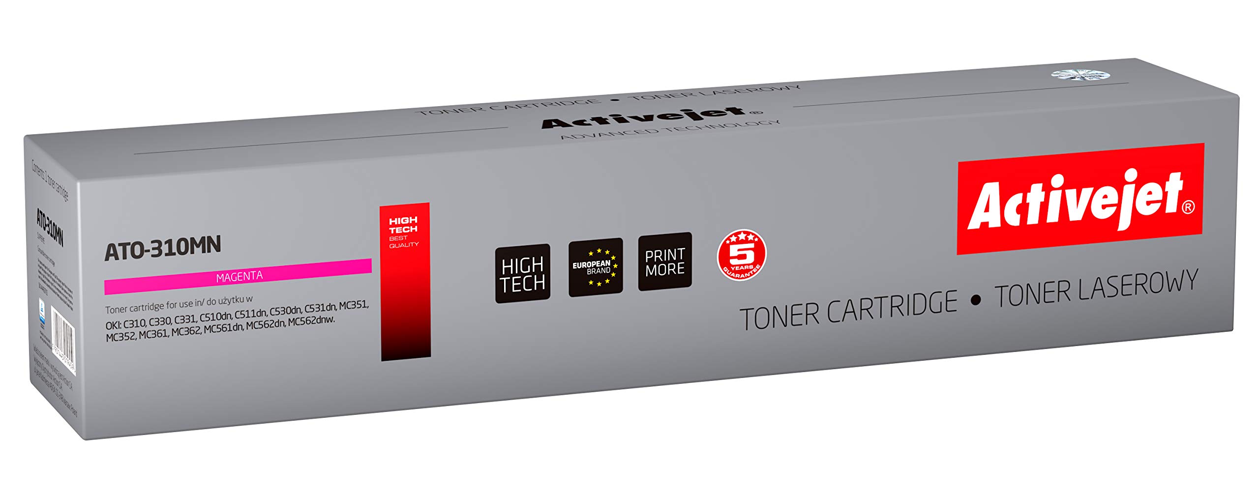 Cartouche laser Jet-Active ATO 310MN compatible OKI 44469803