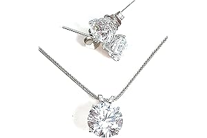 18 Karat SOLID GOLD FINE Diamond Jewelry Set for Women