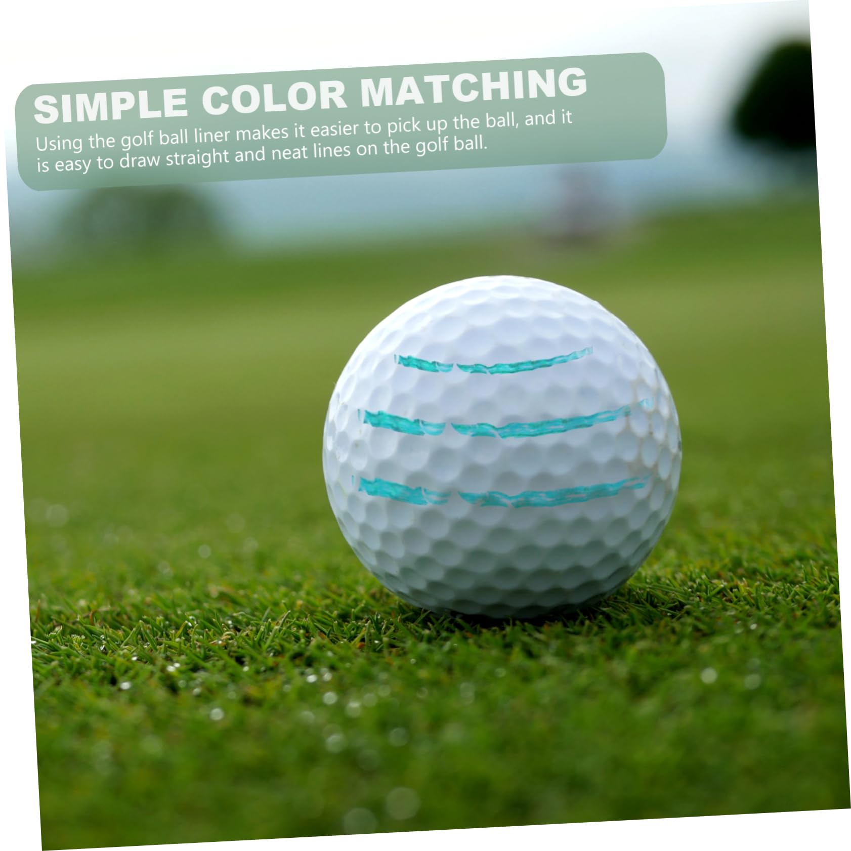 Abaodam Golf Markierungsset mit Hochpräziser Golfball Marker mit Farbmarkern und Klips für Optimale Ausrichtung und Einfache Anwendung Beim Golfspiel