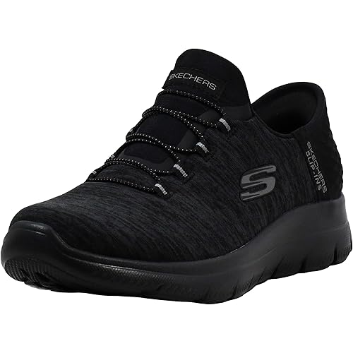 Skechers Women's Summits - Dazzling Haze Hands-Free Slip-Ins - Memory Foam Insole, Heel Pillow, Vegan Materials Sneaker