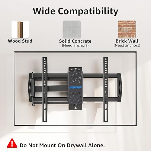 Miniatura 9 de MOUNTUP MU0076 - Soporte de pared de esquina para la mayoría de televisores de 42 a 75 pulgadas con extensión de 32 pulgadas de largo, soporte de TV