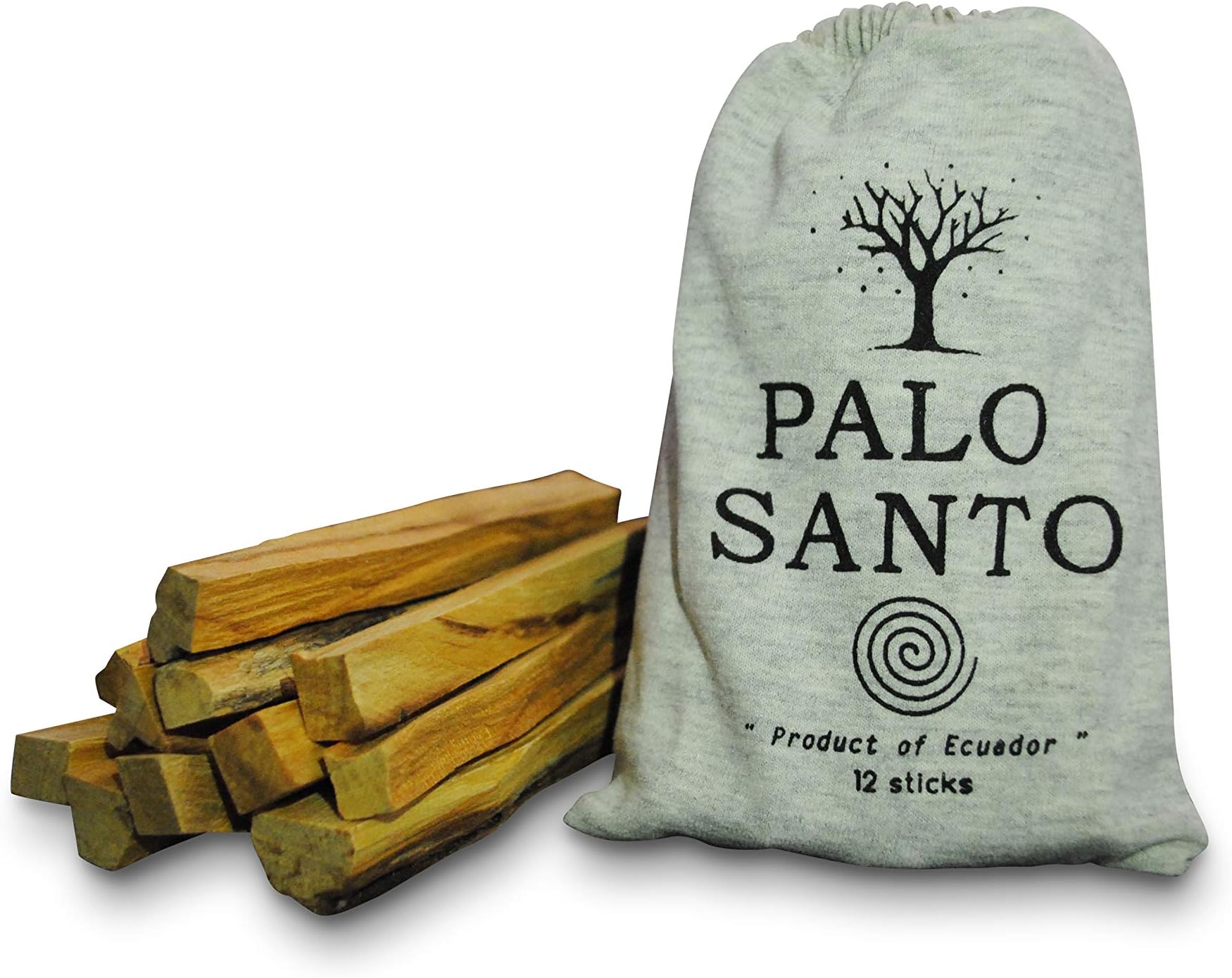 Home and Plan 12 pcs Palo Santo Smudging Sticks - Wild Harvested Holy Wood Incense Smudge Sticks - 12 pcs