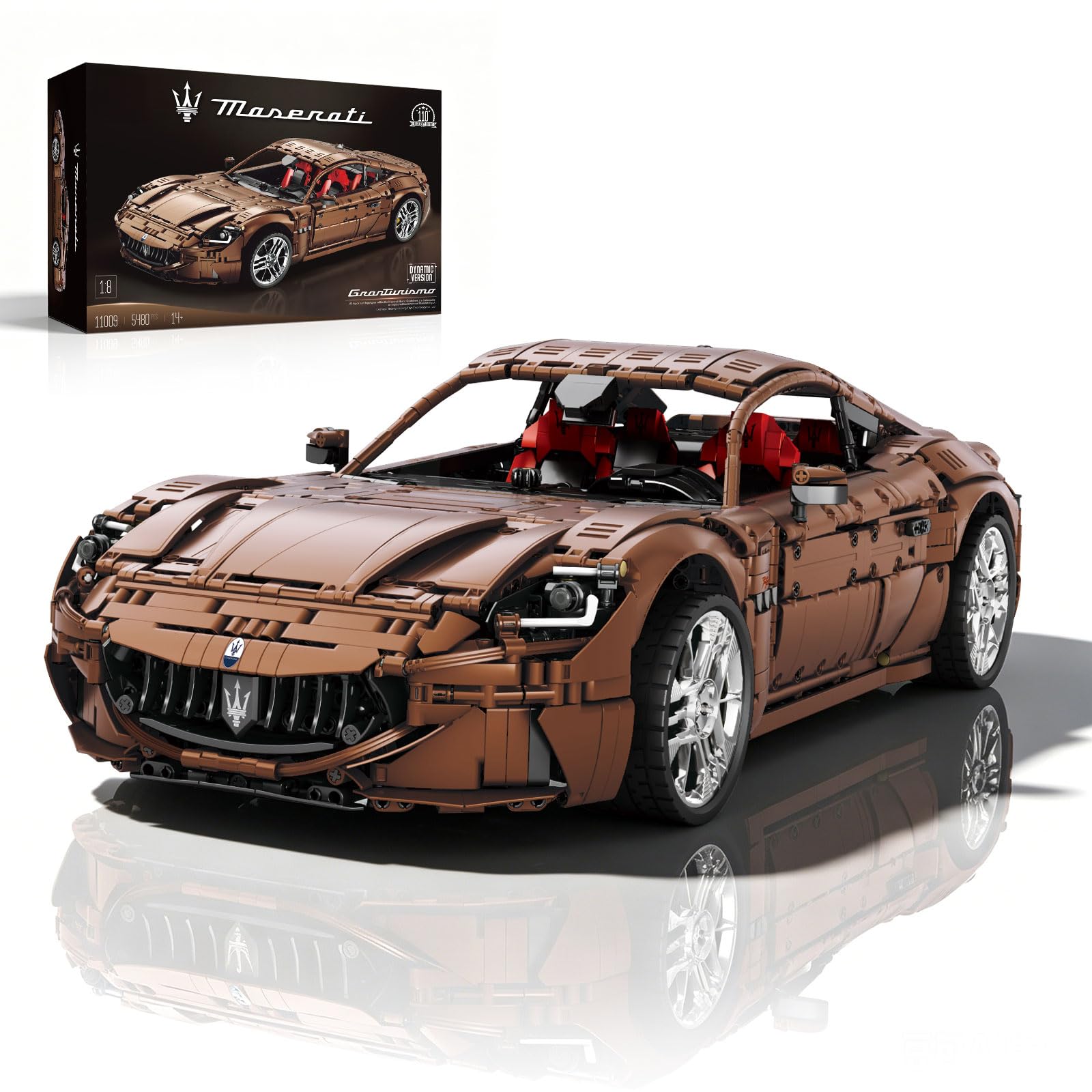 Reobrix 11009 Maserati RC Sportwagen klemmbausteine Set für Erwachsene