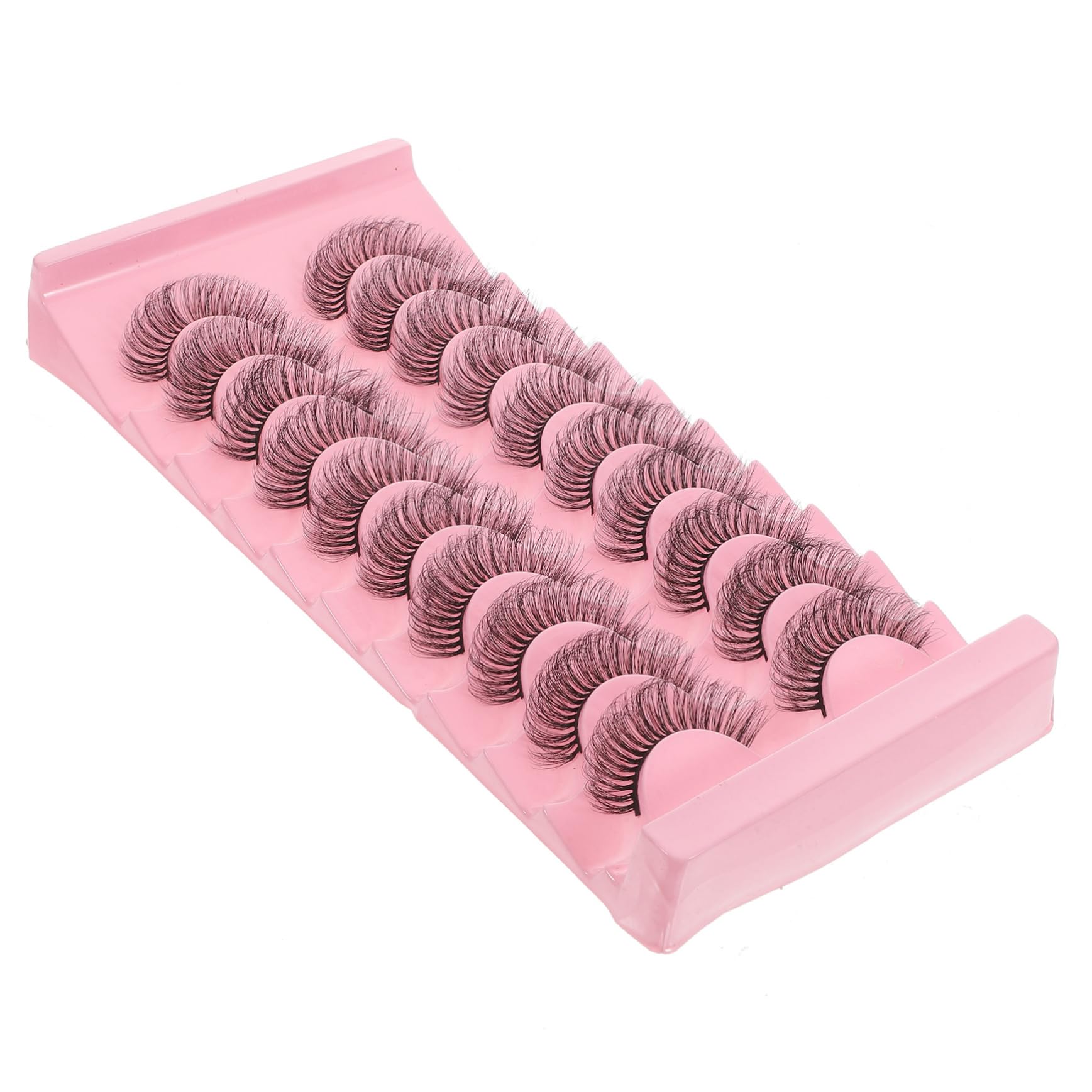 DOITOOL 40pares Pestañas Postizas Curladas De Extensiones De Pestañas Lashes y Realistas Para Maquillaje Especiales