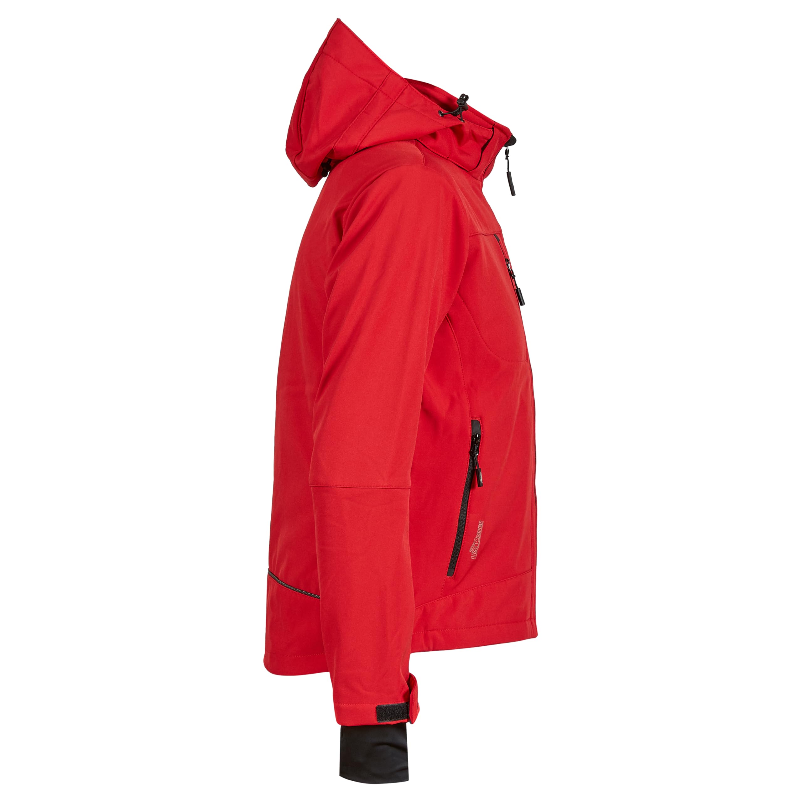 U-Power Metropolis, giacca in pile da uomo Soft Shell, abbigliamento invernale casual, con cappuccio, tessuto elasticizzato, impermeabile, giacca a vento, cappotto imbottito con zip intera
