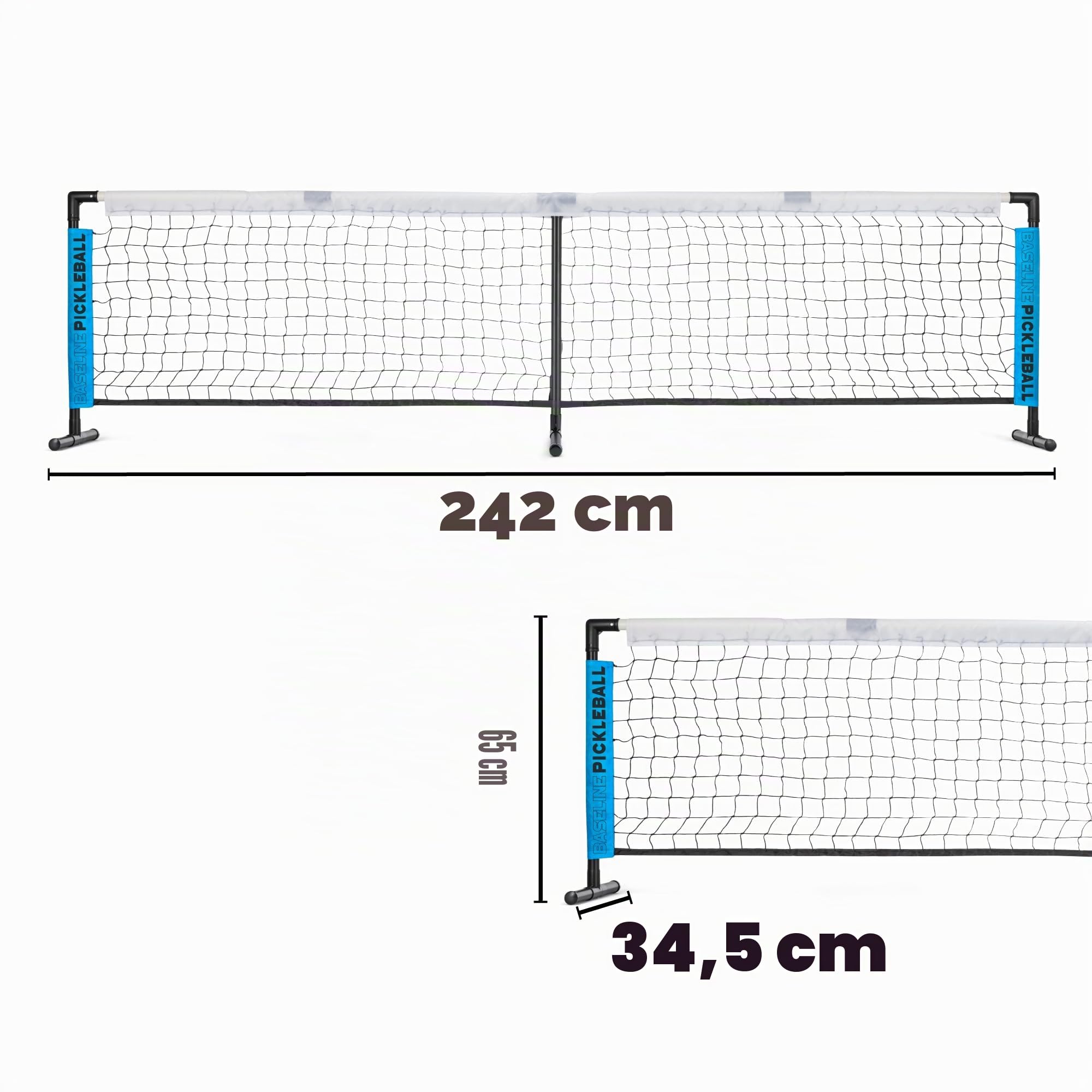 Baseline Pickleball Paddles Set, Pickleball Rackets with Accessories, Premium Wooden Paddles and Balls Indoor and Outdoor Use