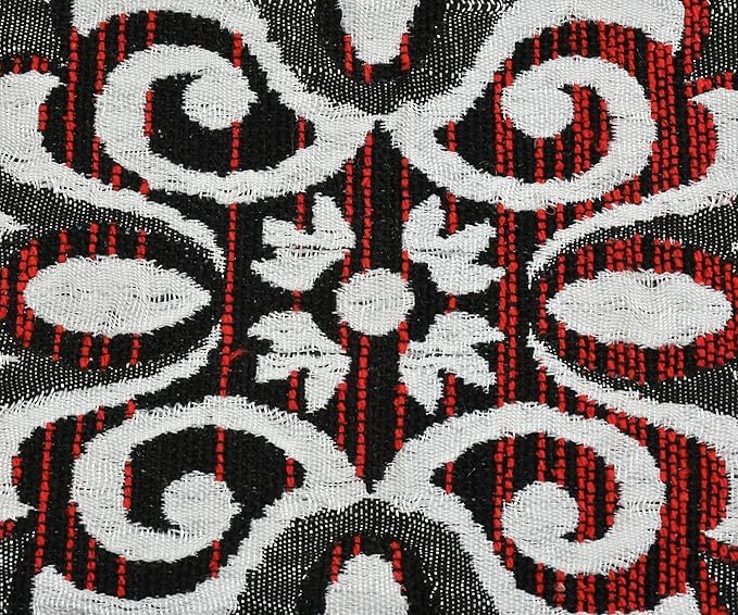 Image of Premium Cotton Carpet 4X6 feet Mult Colour for Living Room, Hall & Kitche | Carpet mat /Area Rug /Carpet & Rug /Carpet for Floor /Kalin & Dhuurie | Square (Maroon)