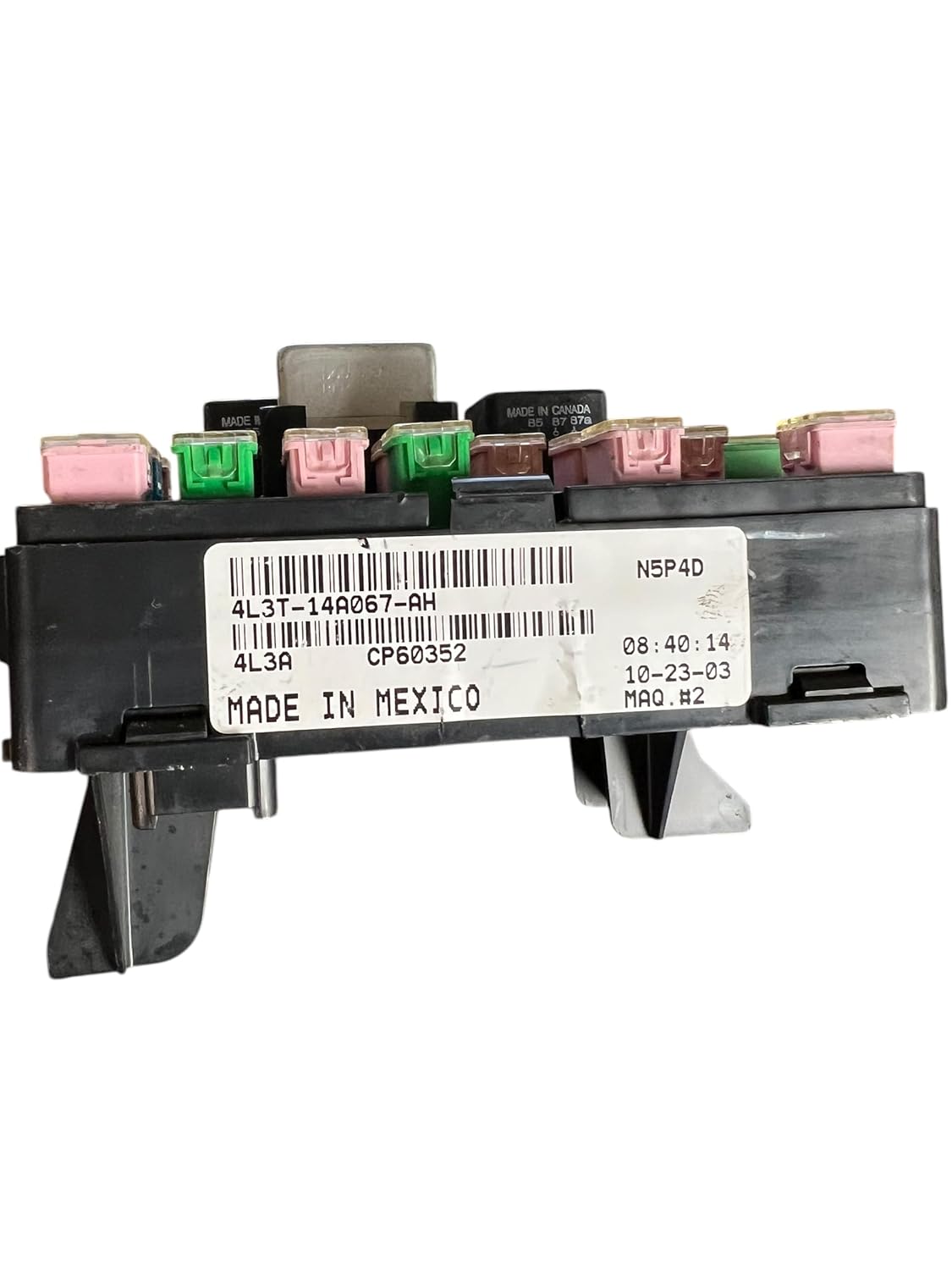 2004-2005-2006-2007 Compatible with Ford F-150 Fuse Box Relay Junction Distribution Block 4L3T-14A067-AH Used