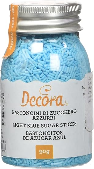 Decora Paquet 90 G Vermicelles En Sucre Bleus Amazon Fr Epicerie
