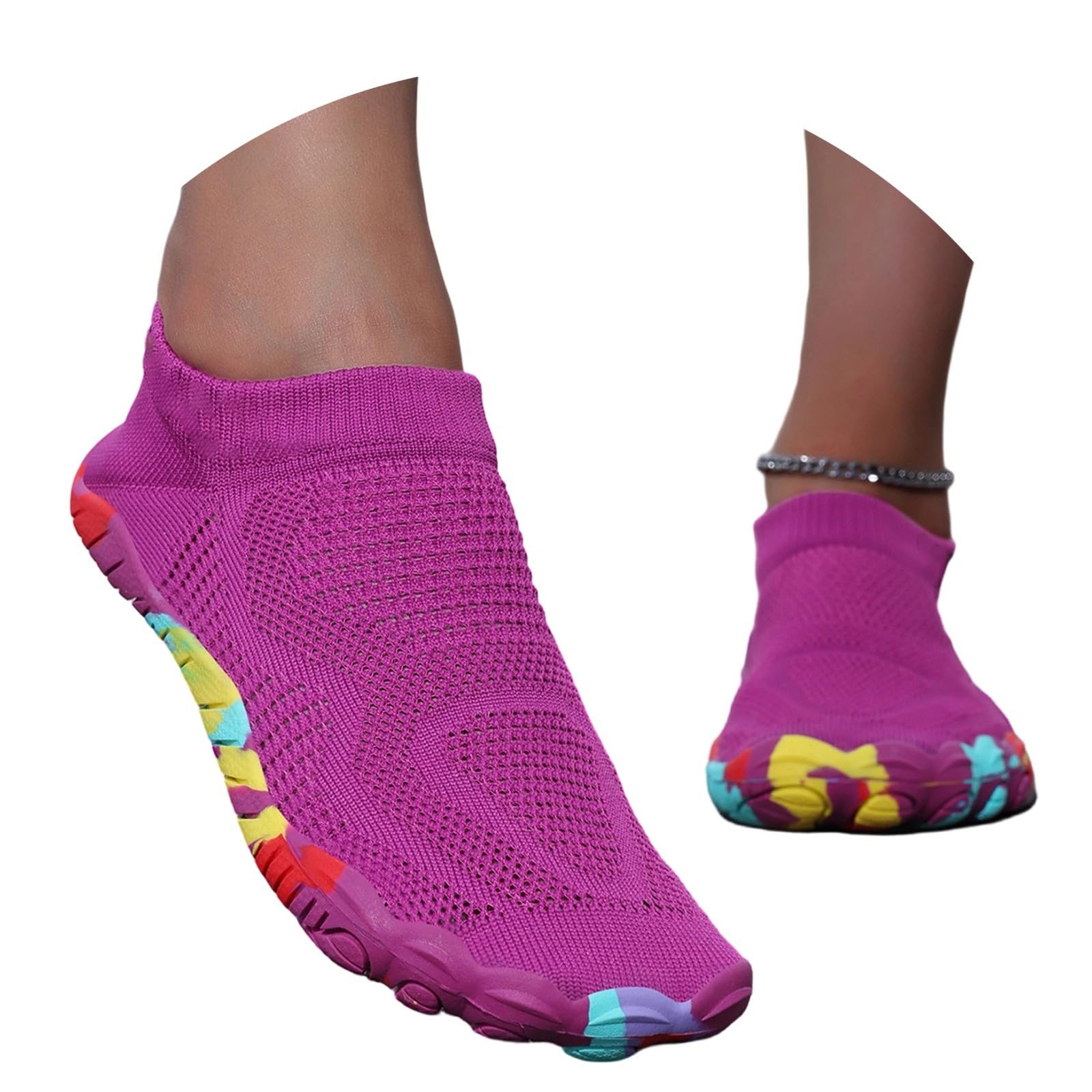 Scarpe Da Scoglio Donna Mare Vela Per Sassi Acqua Scarpette Bambina Ciabatte Scogli Spiaggia Scarpine Uomo Sandali Gomma Roccia Ciabatta Con Plastica Neoprene Tg Ginnastica