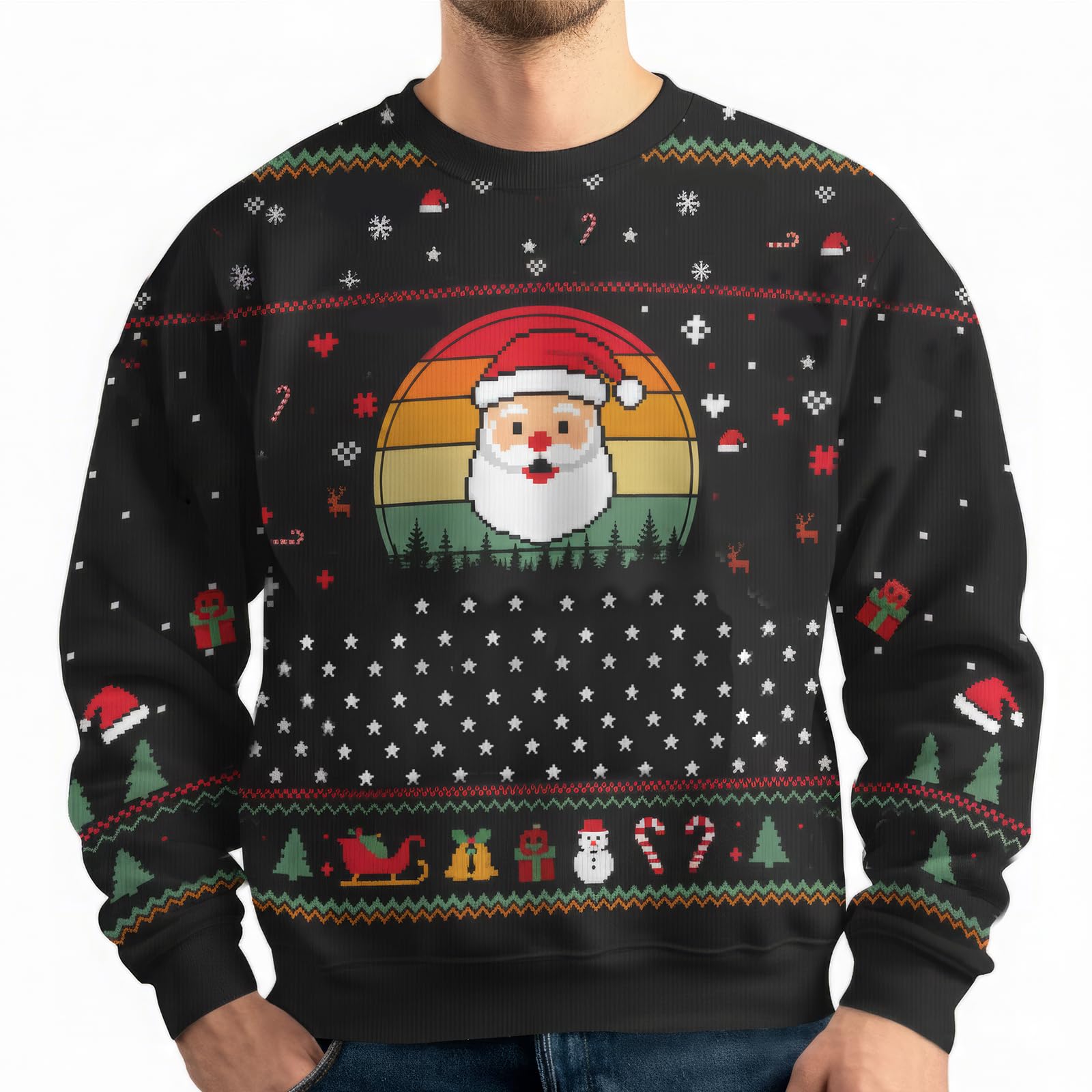 99TIMORO Funny Ugly Christmas Sweater for Men and Women