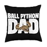 Ball Python Dad Ball Python Owner Ball Python Lover Throw Pillow