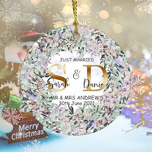 Vista 7 de Adorno de Navidad personalizado para inauguración de la casa, regalo para propietario de una casa nueva, nuevas aventuras, nuevos recuerdos, adorno