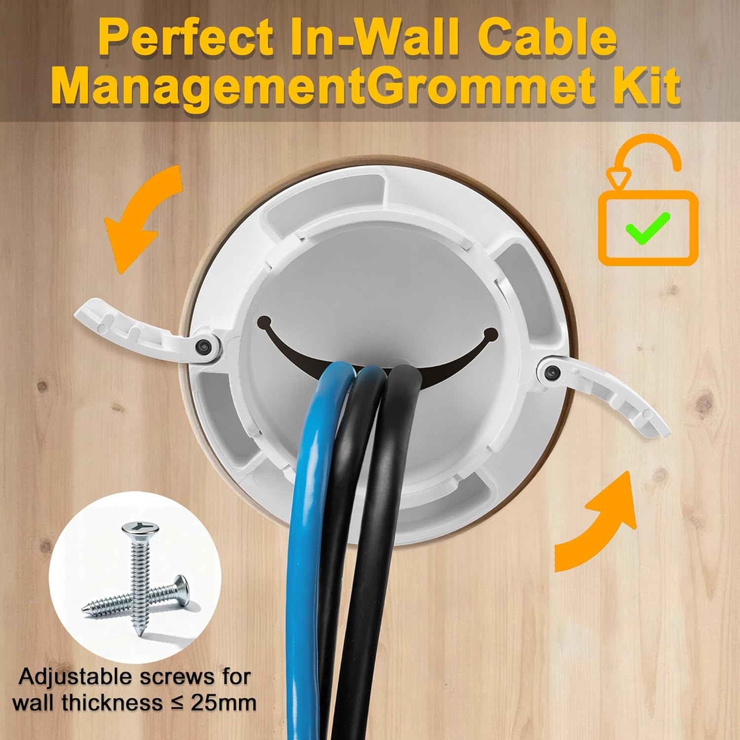 ZhiYo 2x2in Server Rack Cable Management, 6.6ft Cable Duct Cable Raceway Kit & ZhiYo in-Wall Cable Management Kit for TV, White TV Cord Hider Kit Bundle