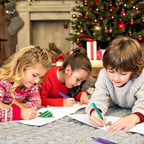 Miniatura 5 de JR.WHITE 36 rotuladores de pintura acrílica para pintura en roca, lienzo, madera, vidrio, tela, metal, plástico, marcadores de pintura para niños y