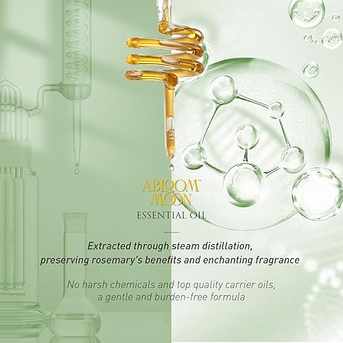 Miniatura 6 de Mezcla de aceites esenciales de romero, 0.34 onzas líquidas, mezcla de aceites esenciales naturales, multiusos para cuidado corporal, aromaterapia,