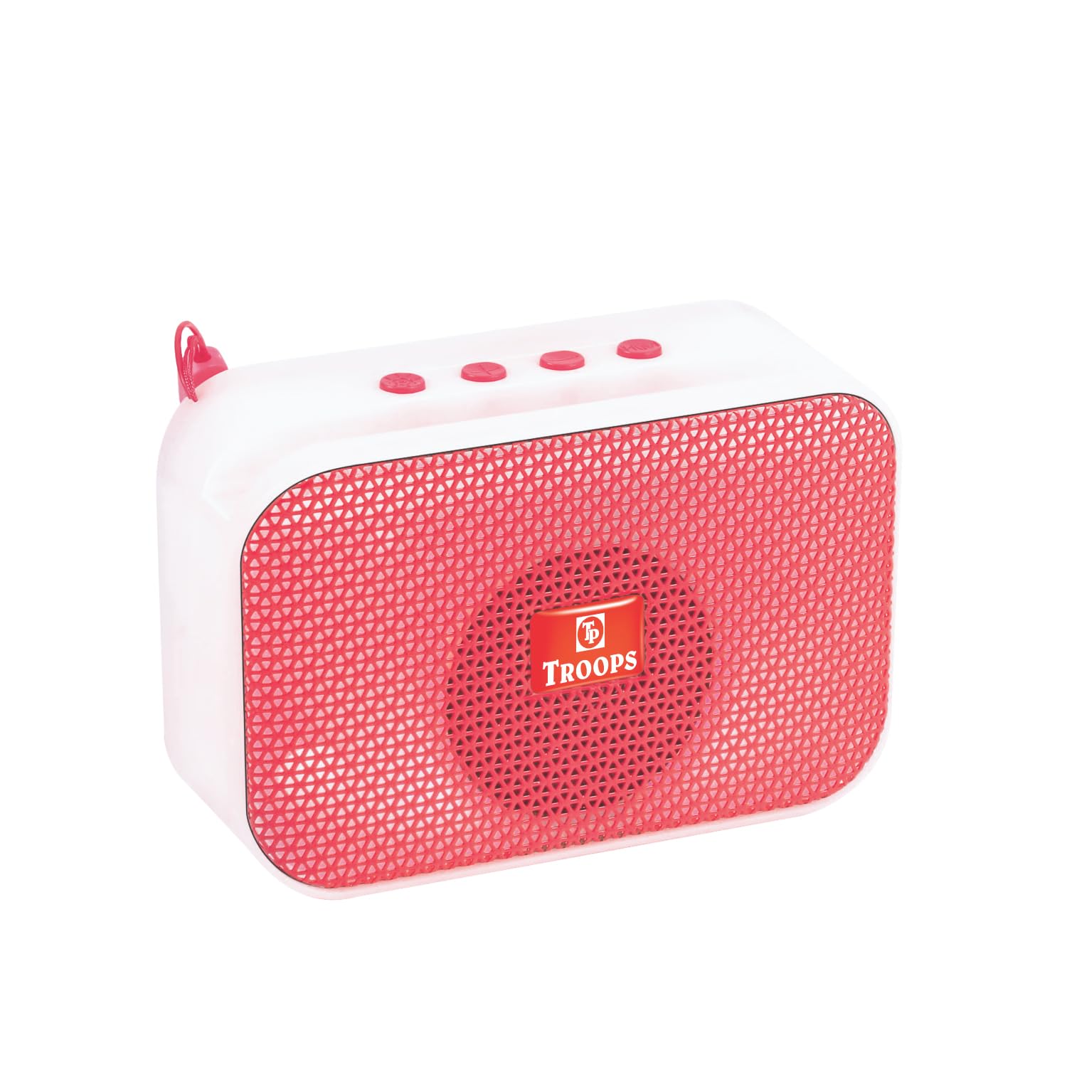 TP TROOPS Bluetooth Speaker Super Bass with RGB Lightning, Mobile Stand/USB Rechargeable Battery/Micro SD Card Slot-Black (Red) (B0CDX95S5J) Amazon Price History, Amazon Price Tracker