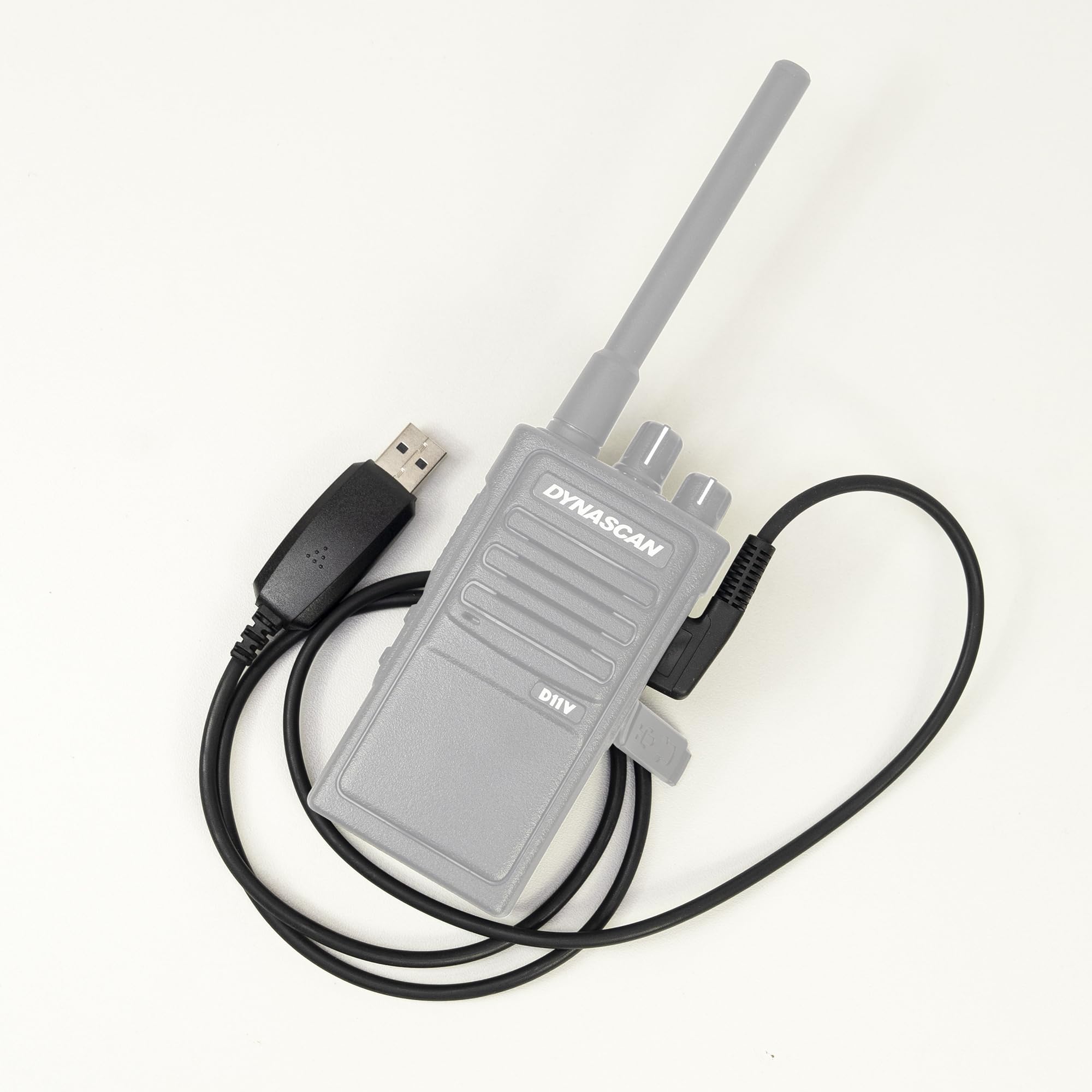 Dynascan Cable de programación para Estaciones de Radio DMR D11V, D12U y D-6000