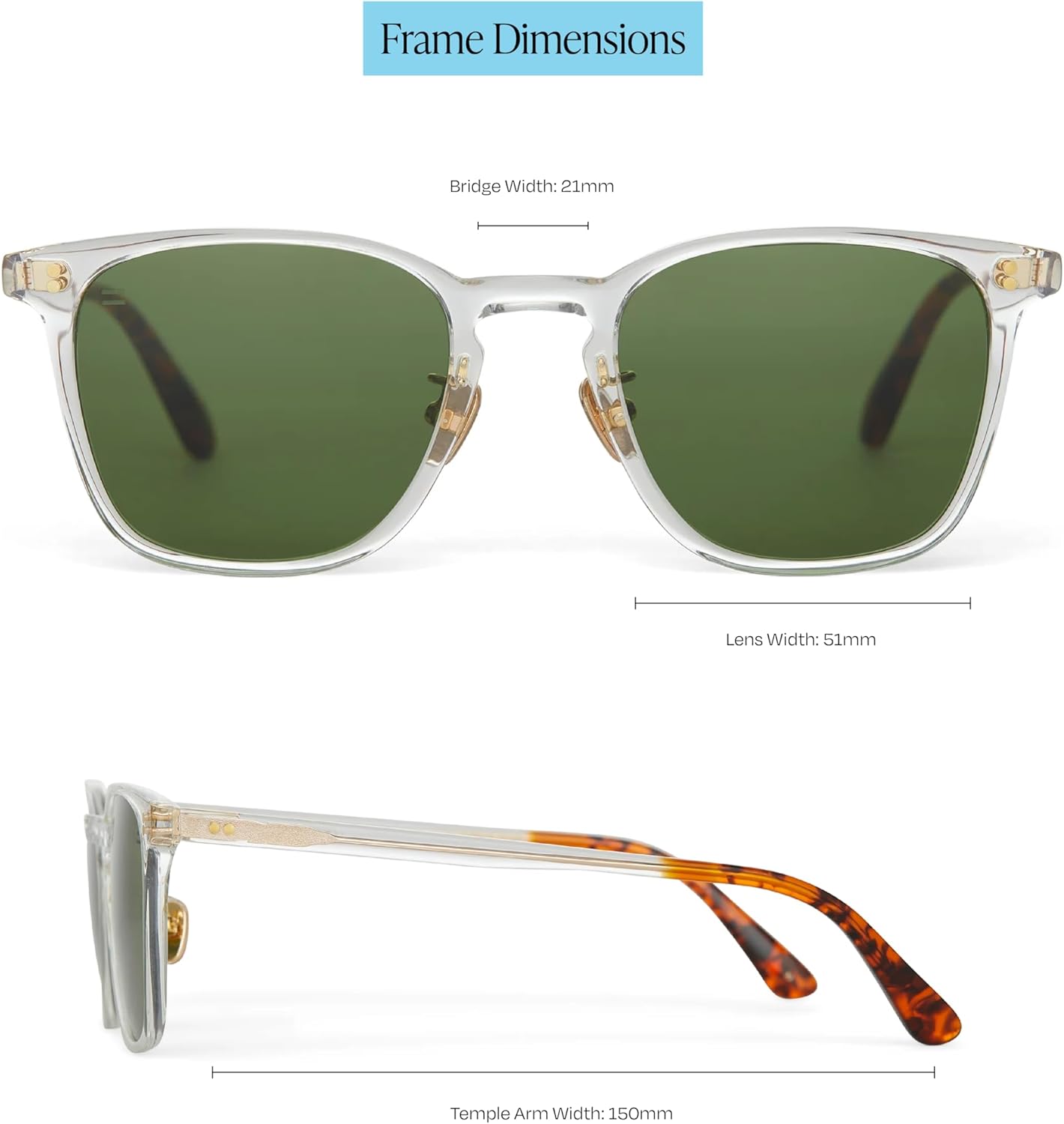 TOMS unisex-adult Emerson Square Sunglasses