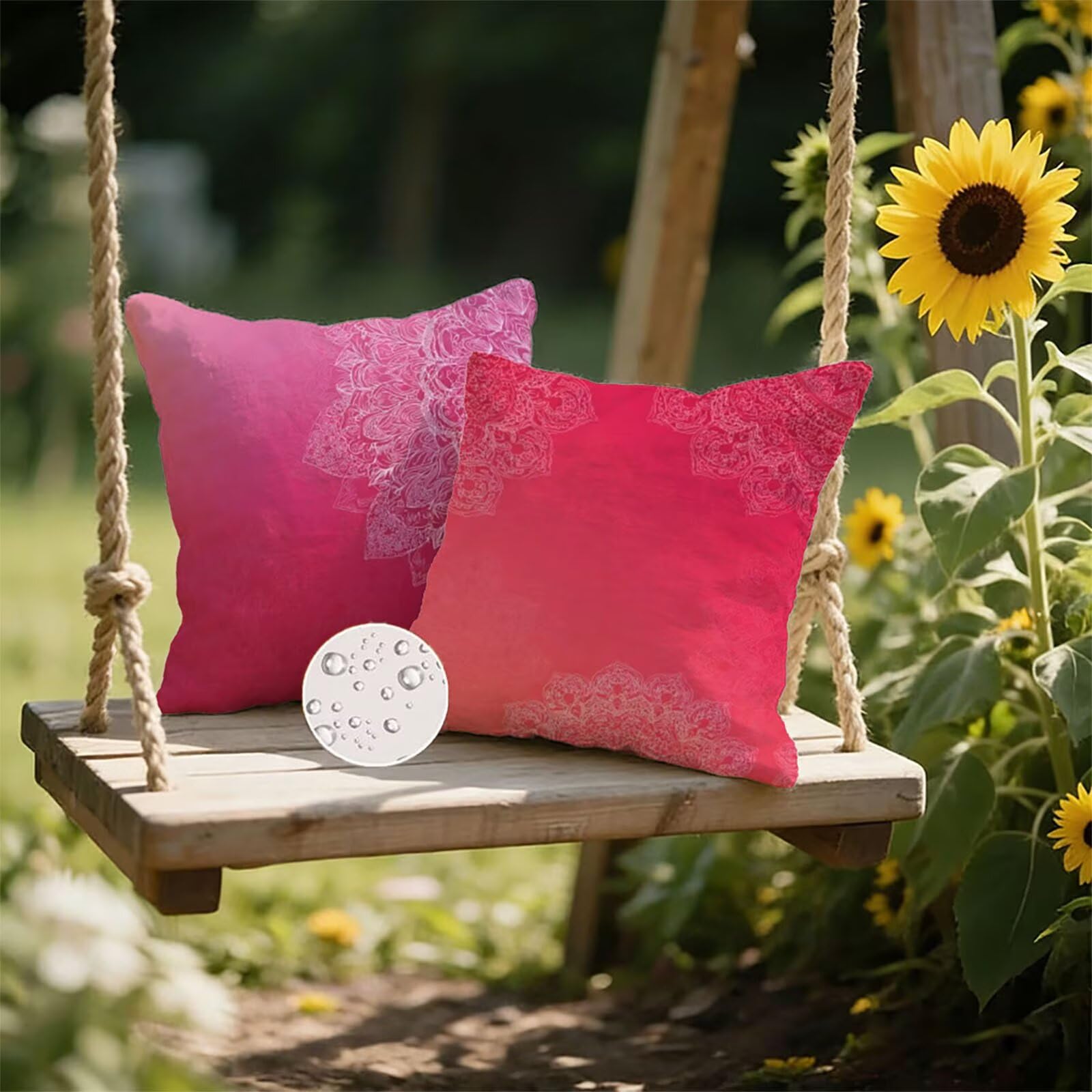 Générique Housse de Coussin Canapé Gris 55x55cm Exterieur Impermeable Nordique Taie d'oreiller Décoratif Aesthetic Housse Coussin Decoration pour Chambre Sofa Jardin Balcon Terrasse Lot de 2. P-5239